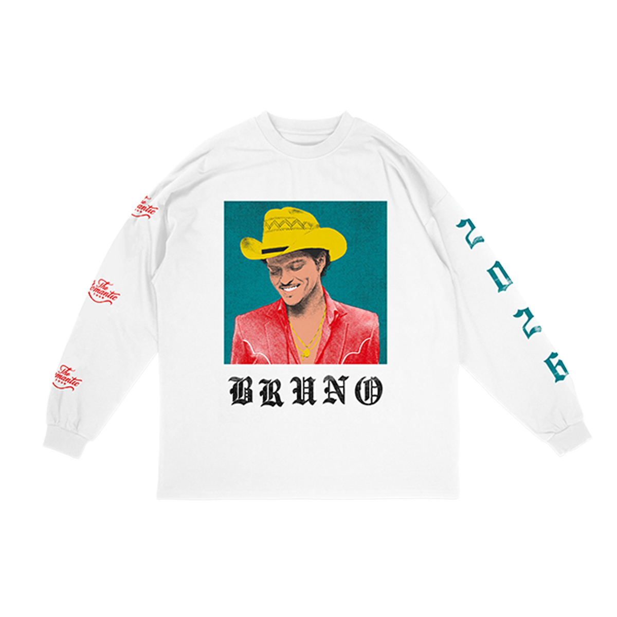 The Romantic Tour Longsleeve Tee - White – Bruno Mars UK