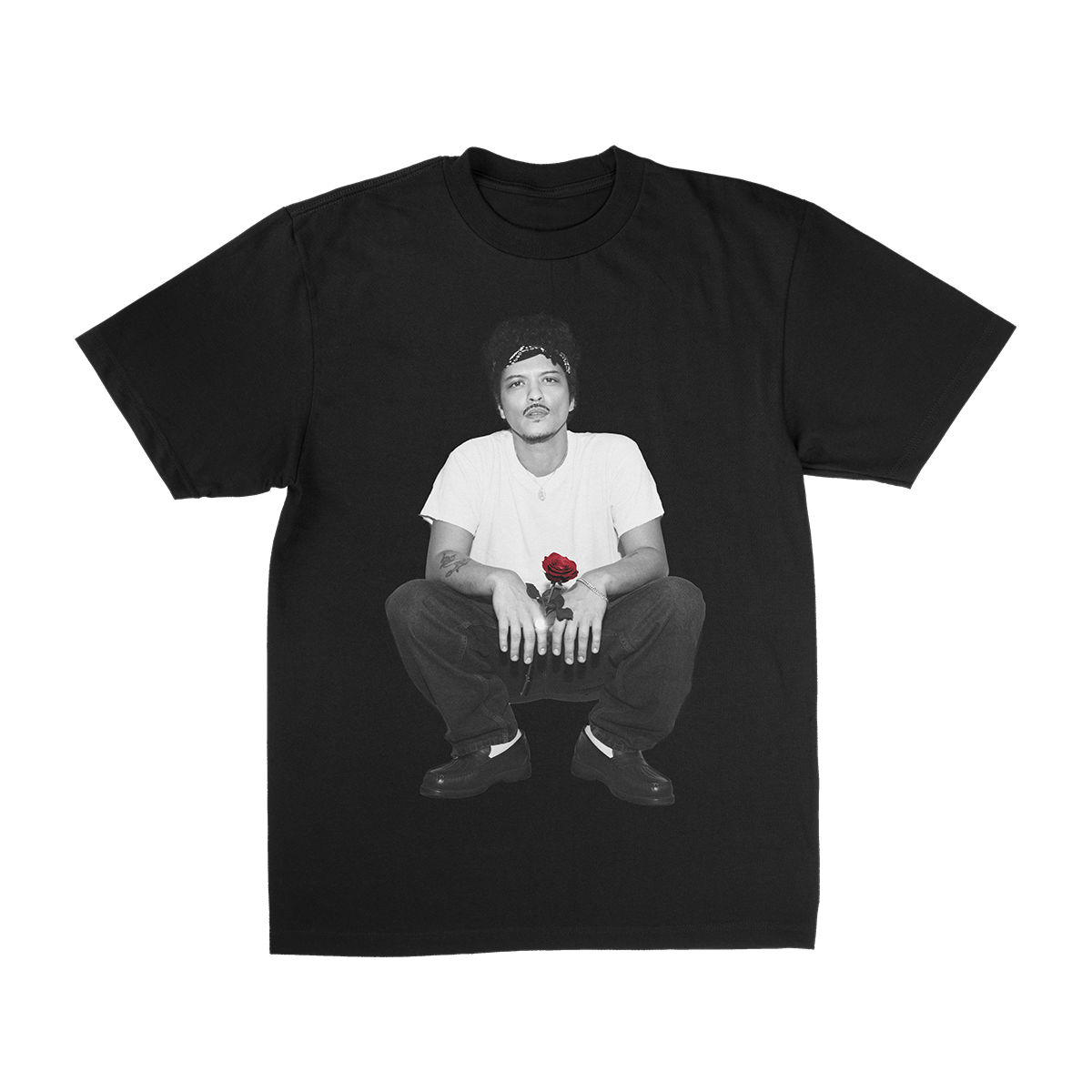 The Romantic Rose Tee - Black – Bruno Mars UK The Romantic Rose Tee - Black – Bruno Mars UK