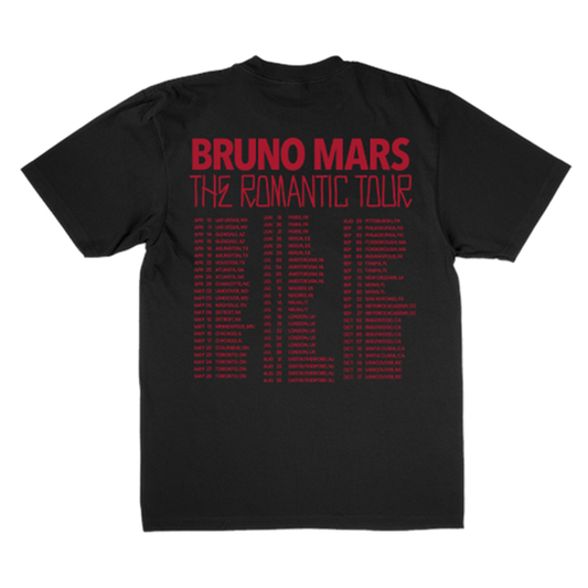 The Romantic Rose Tee - Black