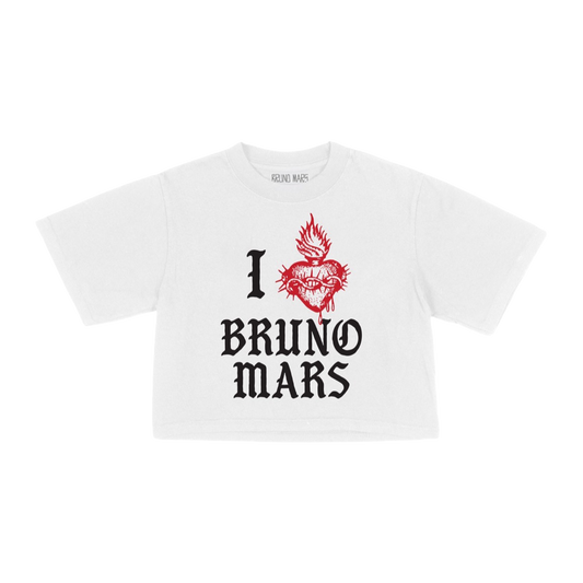 I Heart Bruno Cropped Tee