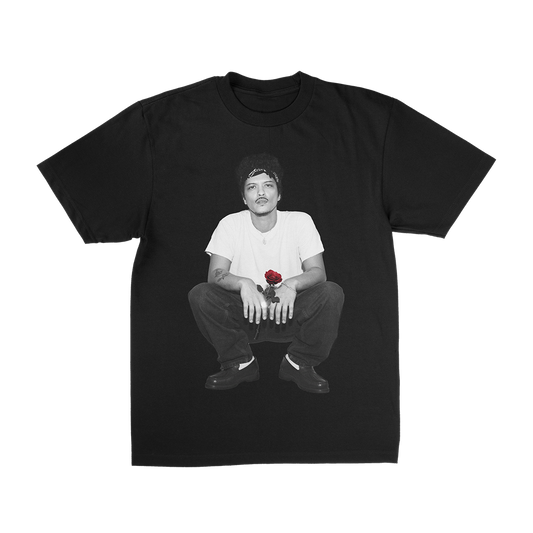 The Romantic Rose Tee - Black